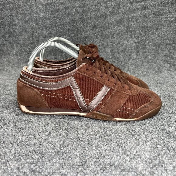 Vans Shoes - Vans Dabney Shoes Women's Size 8 Brown Suede Corduroy Low Lace Y2K Retro Sneaker